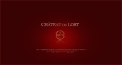 Desktop Screenshot of chateaudulort.com